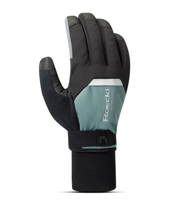 Roeckl Handschuhe Villach 3 - Liquid-Life #Wähle Deine Farbe_black/silver pine