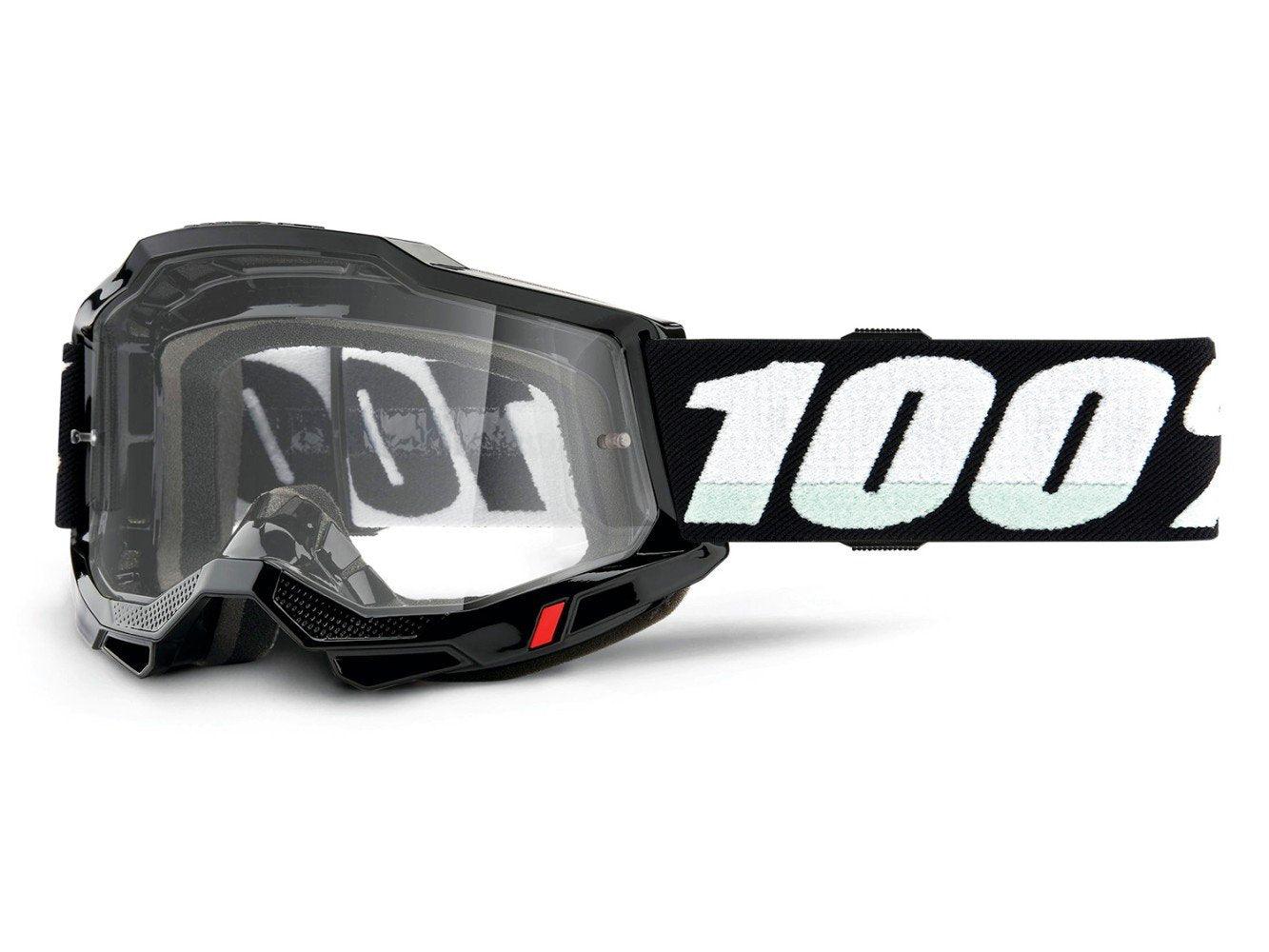 100% Accuri 2 Goggle - Clear Lens - Liquid-Life #Wähle Deine Farbe_Black