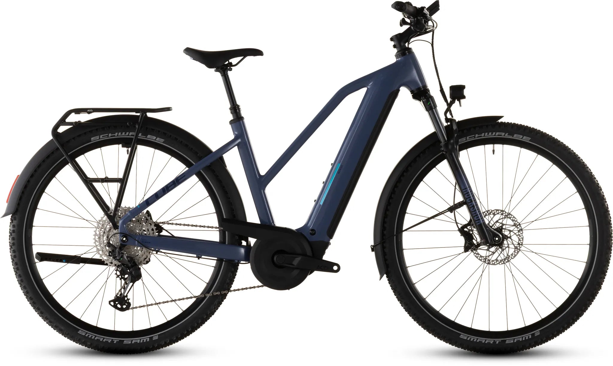 Cube Nuride Hybrid EXC 800 jeansblue´n´blue Trapeze 2026
