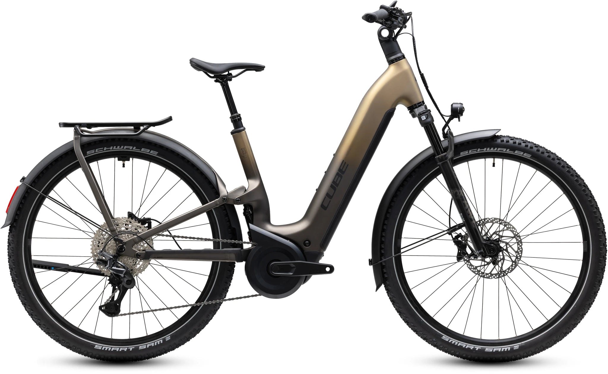 Cube Nuride Hybrid ONE11 HPC SLX 800 goldenbrown´n´black EE 2027