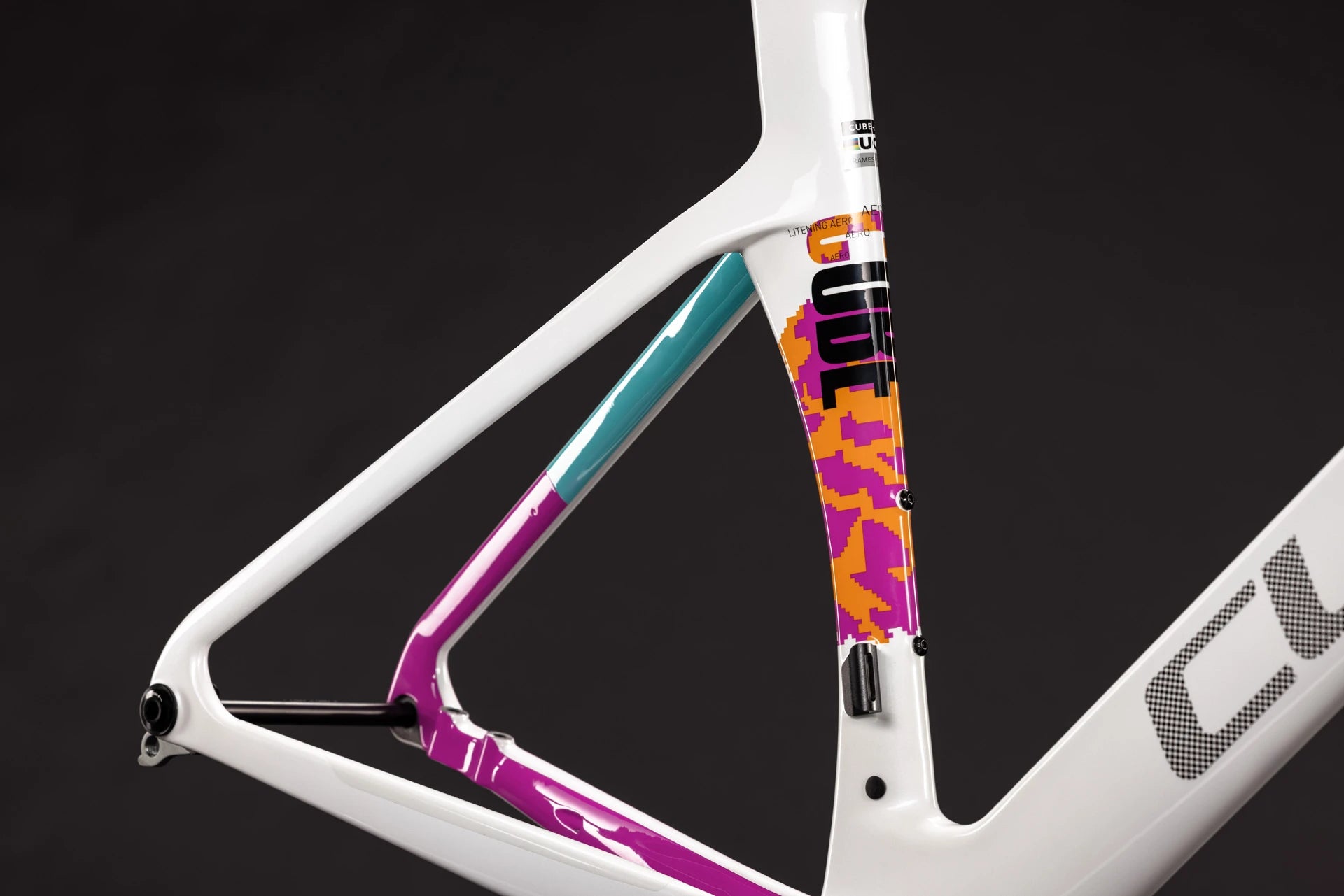 Cube Litening Aero C:68X Frameset graphic´n´white 2027