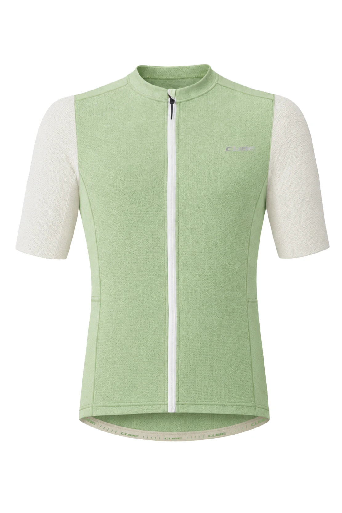 Cube Gravel Trikot Full Zip Cargo kurzarm - Liquid-Life #Wähle Deine Farbe_light green