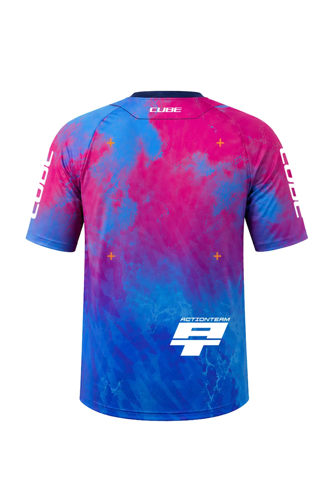 Cube MTB Trikot Rookie X AT kurzarm - Liquid-Life #Wähle Deine Farbe_blue/pink