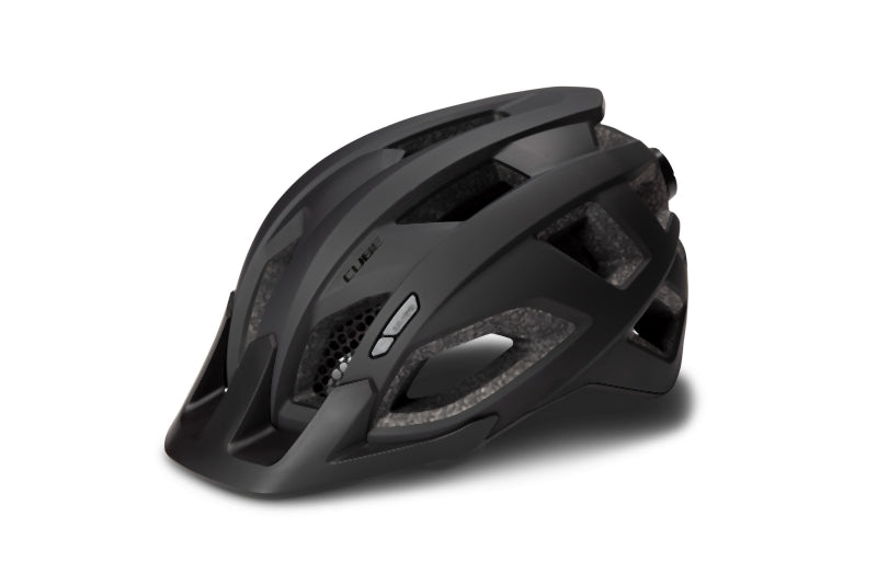 cube fahrradhelm damen schwarz matt Cube Helm PATHOS: Maximale Belüftung für Cross Country
