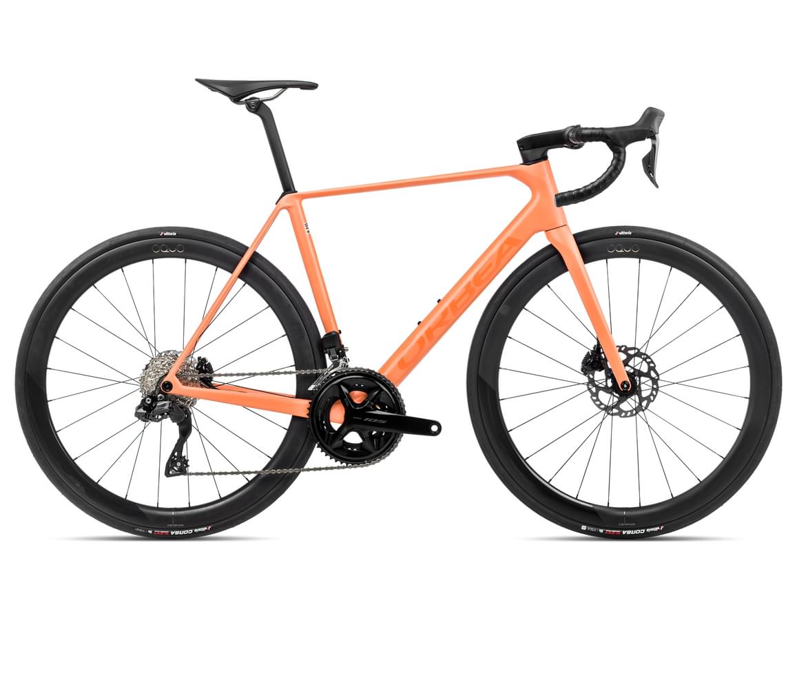 Orbea Orca M30iLtd PWR Orange Cloud  - Stone Blue 2024