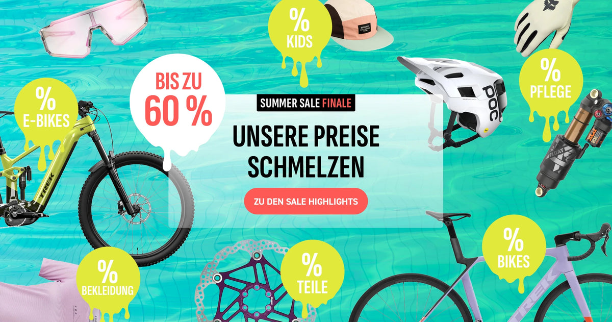 Summer Sale Fahrrad und E-Bike bis zu 50%
