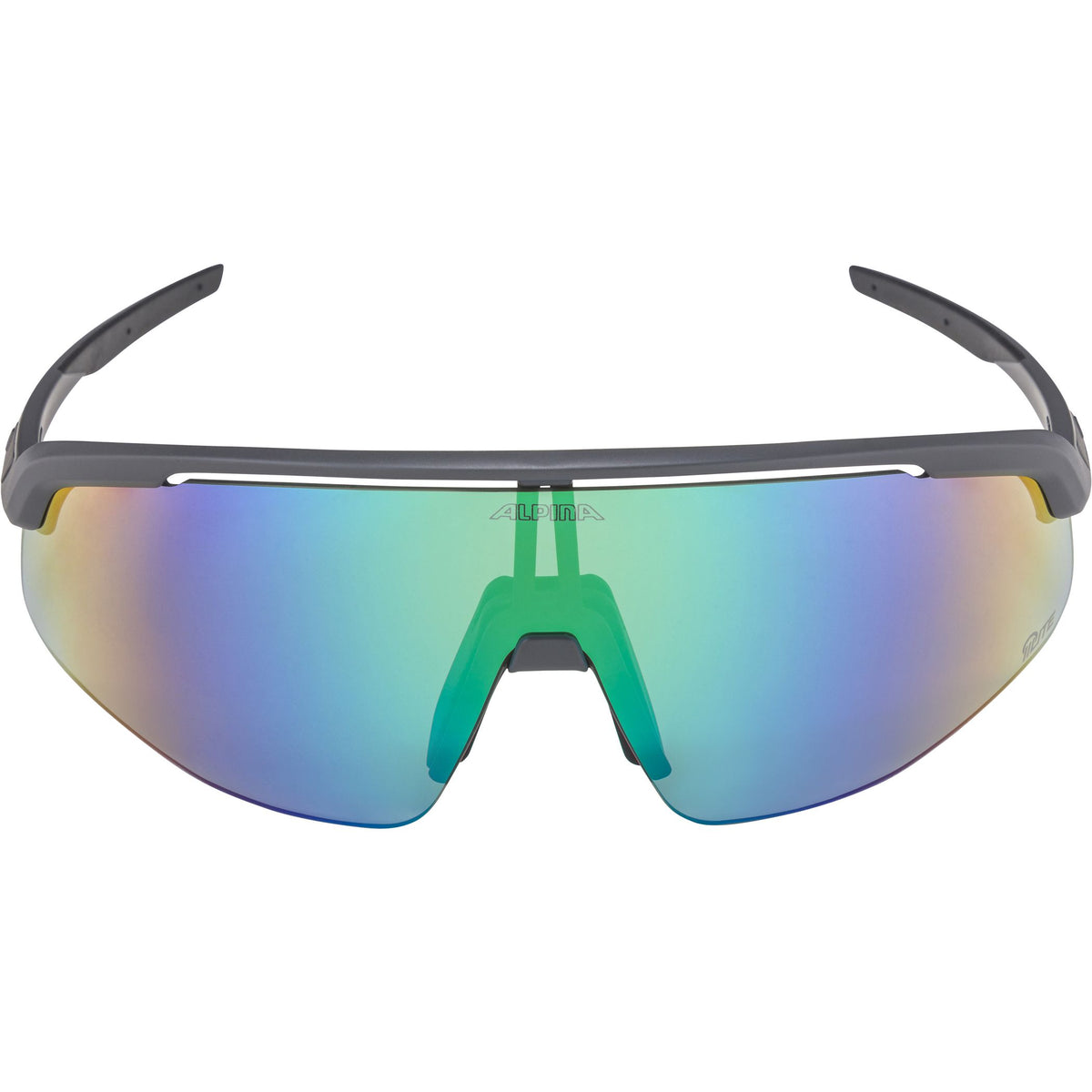 Alpina Turbo Pro Q-Lite - Liquid-Life #Wähle Deine Farbe_grey matt/green/jade mirror