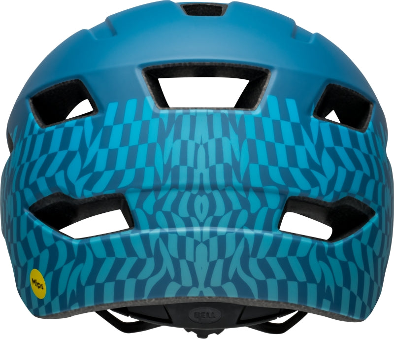 Bell SIDETRACK Child - Liquid-Life #Wähle Deine Farbe_Matte Blue Wavy Checks