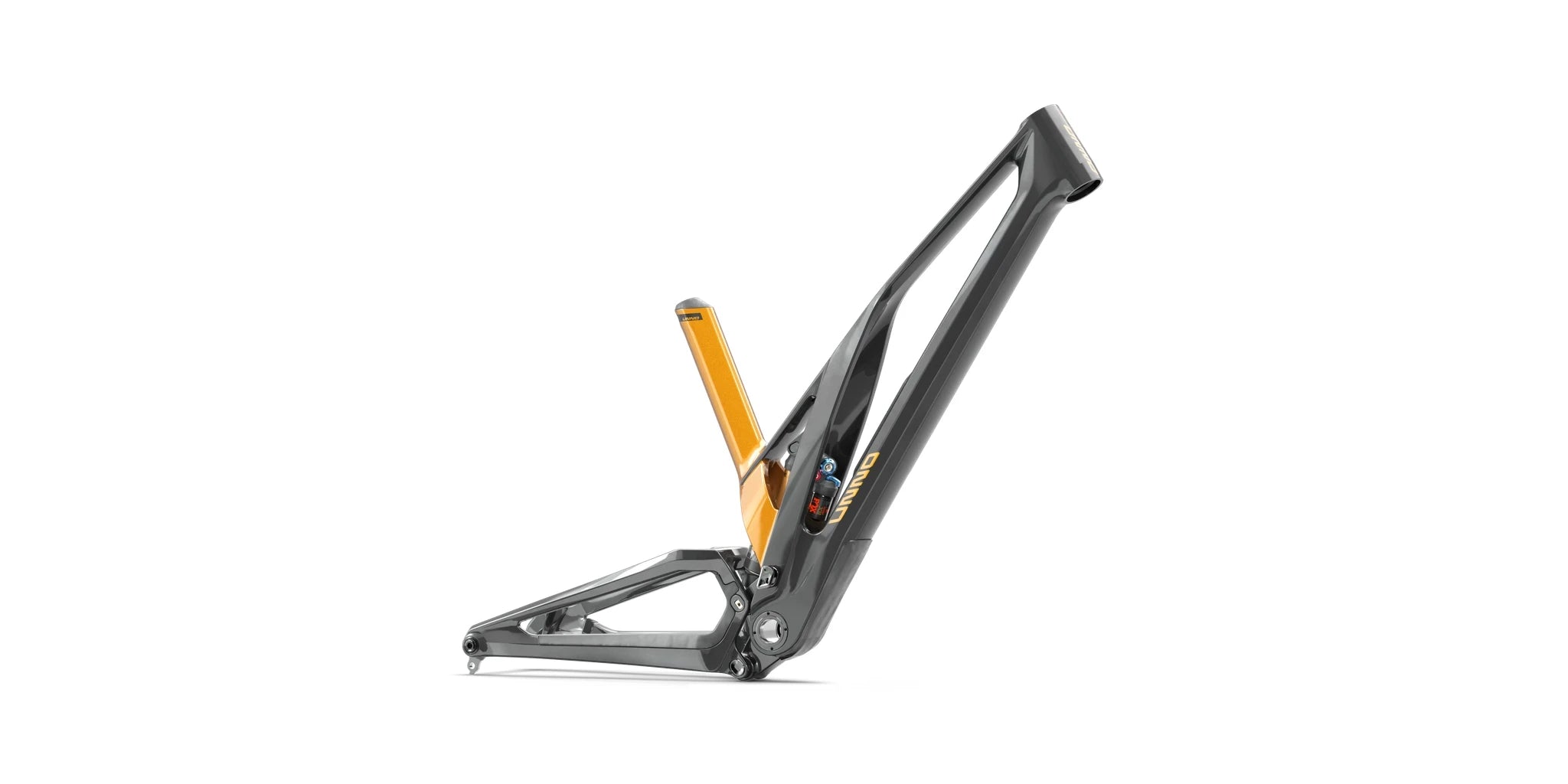 UNNO DASH Rahmenset Matte Carbon Raw Copper - Liquid-Life