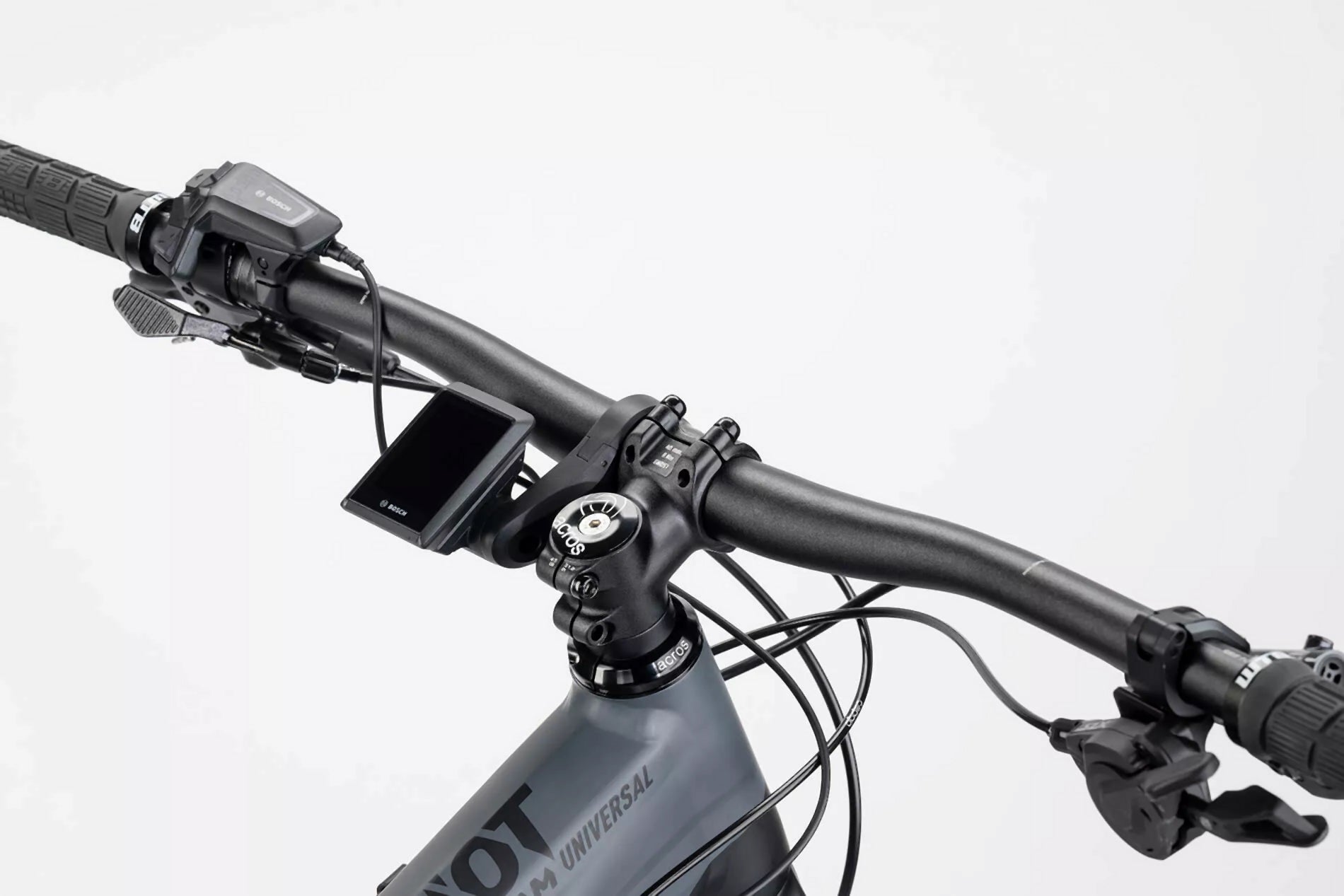 Ghost E-RIOT AM AL 160/160 Universal dark gray/black - matt