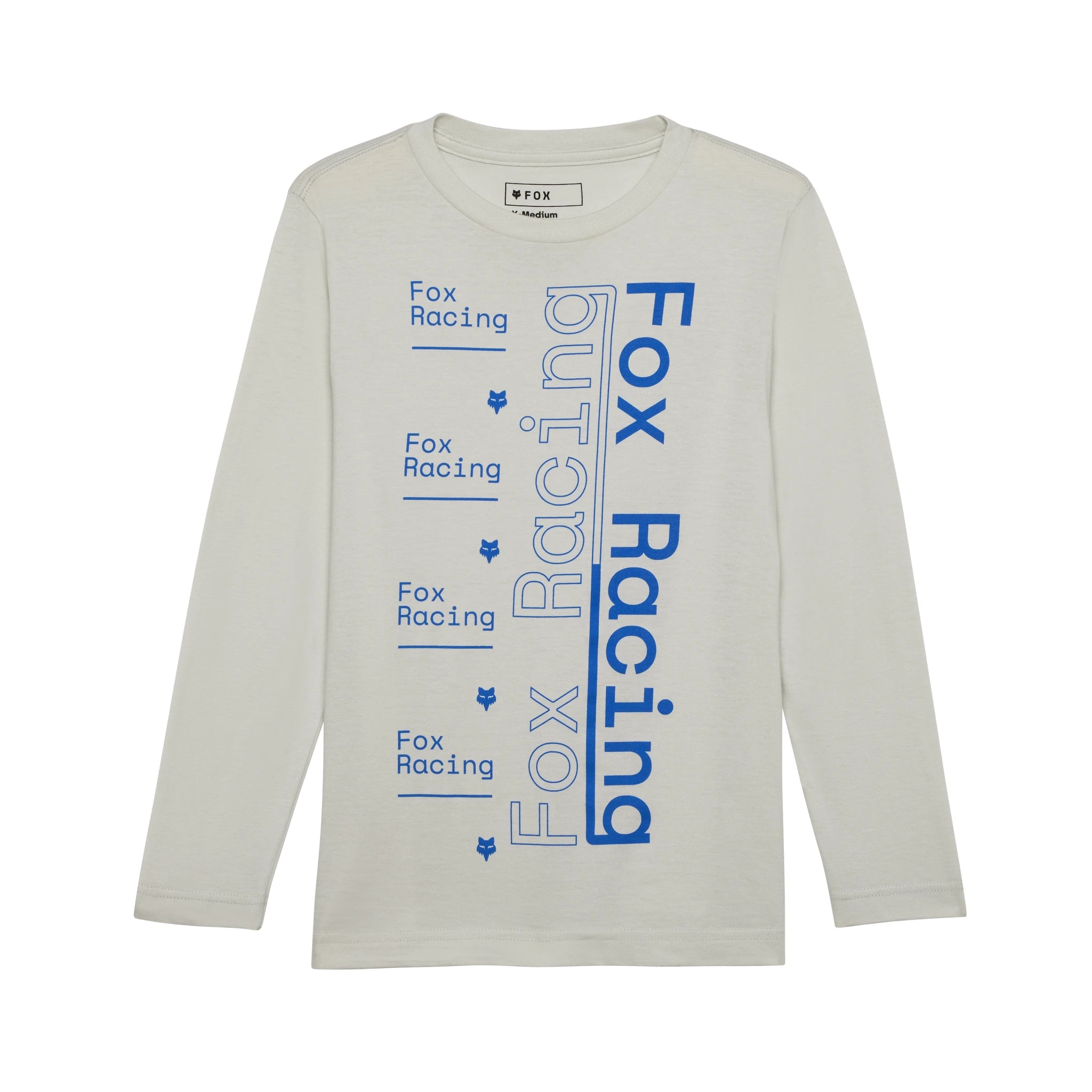 Fox Samp YTH RACE GRAPHIC LS TEE 2 - Liquid-Life #Wähle Deine Farbe_gry
