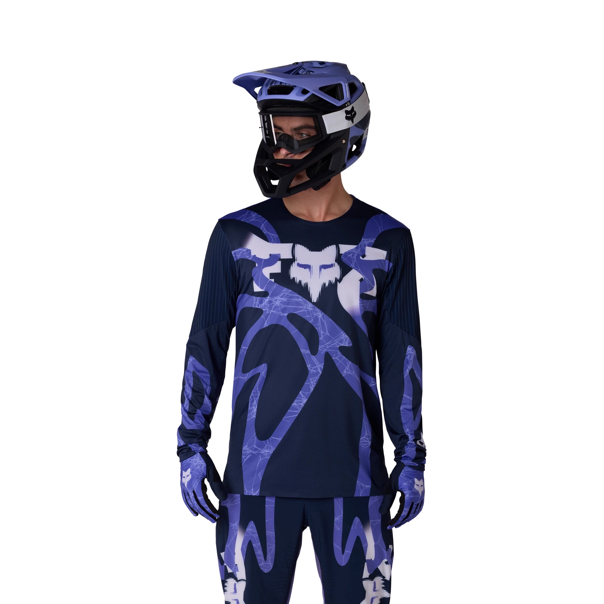 Fox Flexair LS Jersey Diffuse SE - Liquid-Life #Wähle Deine Farbe_blueberry