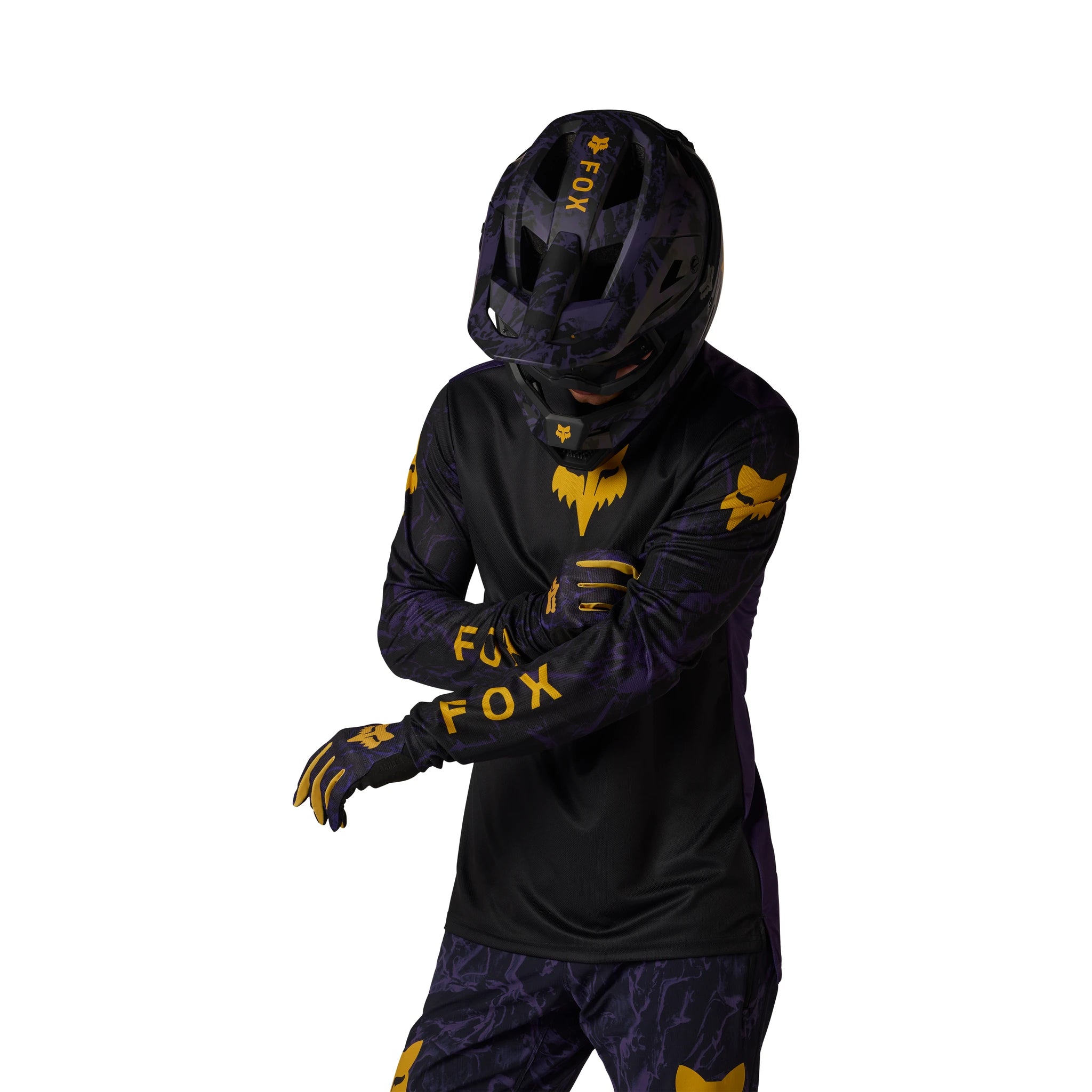 Fox Ranger LS Jersey I. Print - Liquid-Life #Wähle Deine Farbe_plum