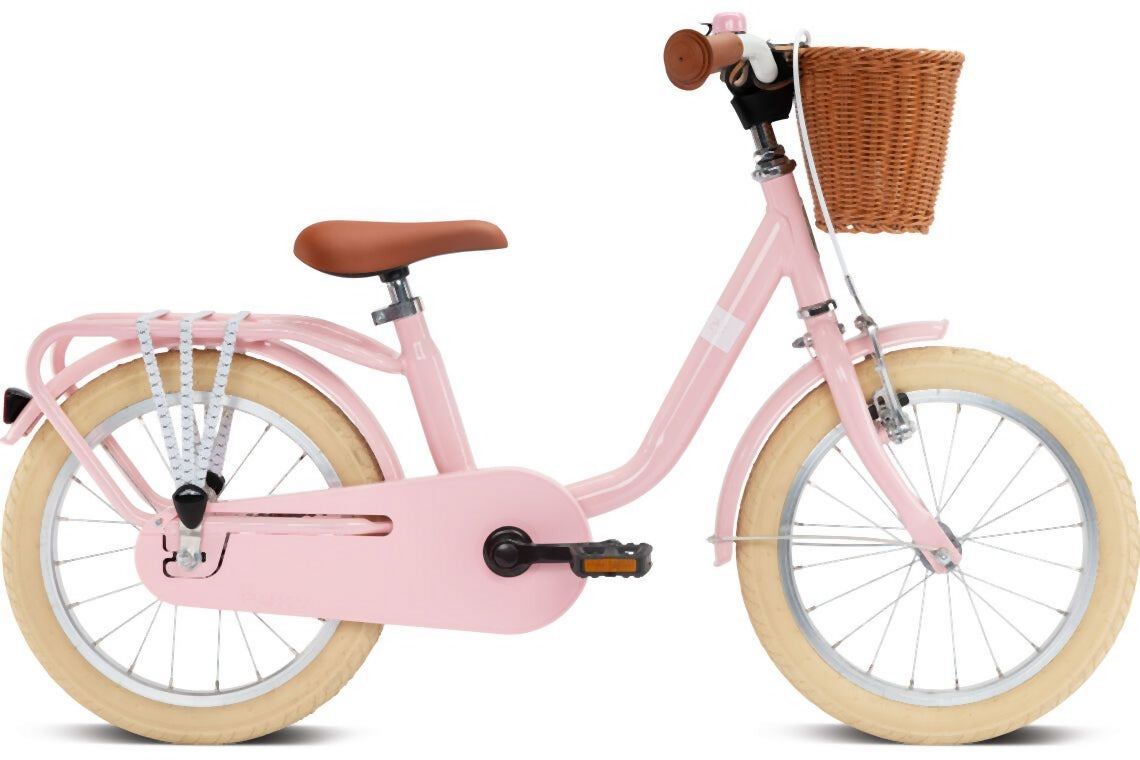 puky fahrrad 16 zoll günstig Puky STEEL CLASSIC 16 retro rose: Sicherer Tiefeinstieg & Retro-Design