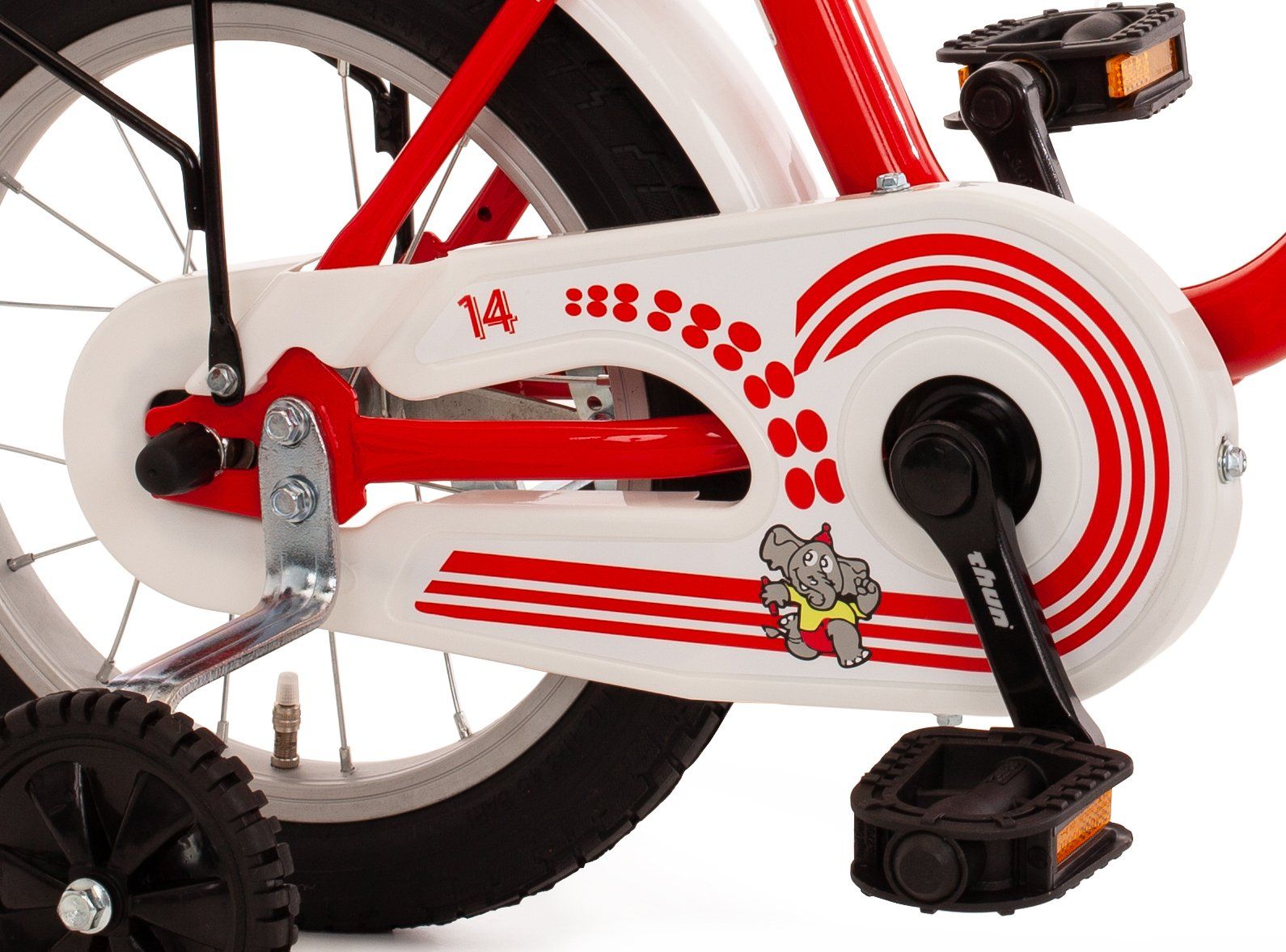 Bachtenkirch Kinderfahrrad BiBi 16" rot/weiß