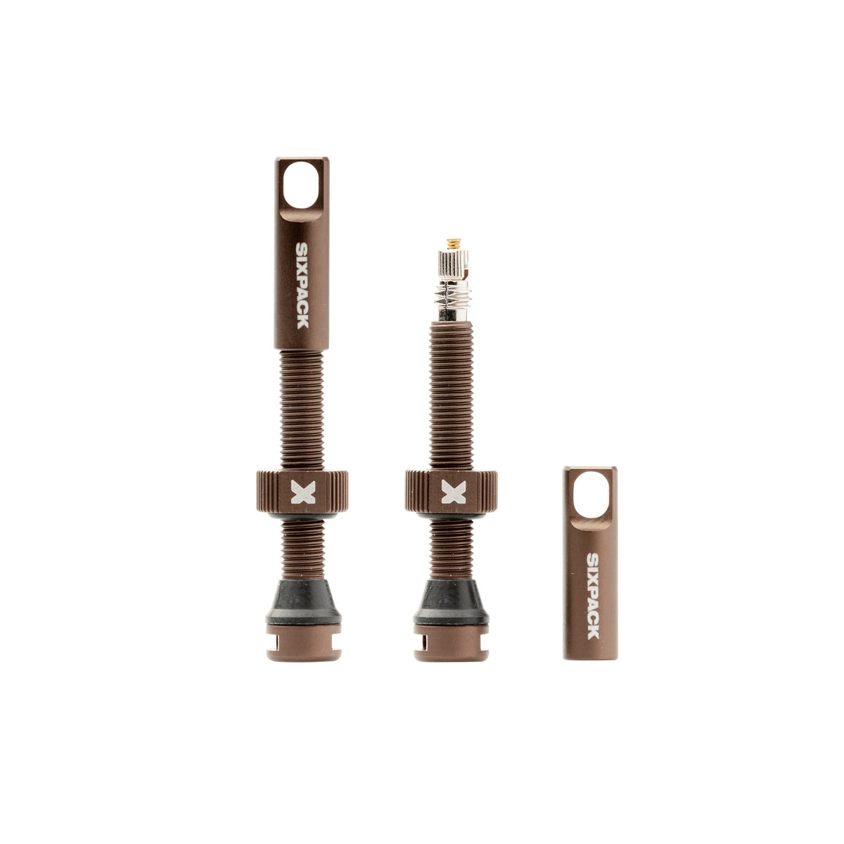 Sixpack Tubeless Ventile - Liquid-Life #Wähle Deine Farbe_bronze