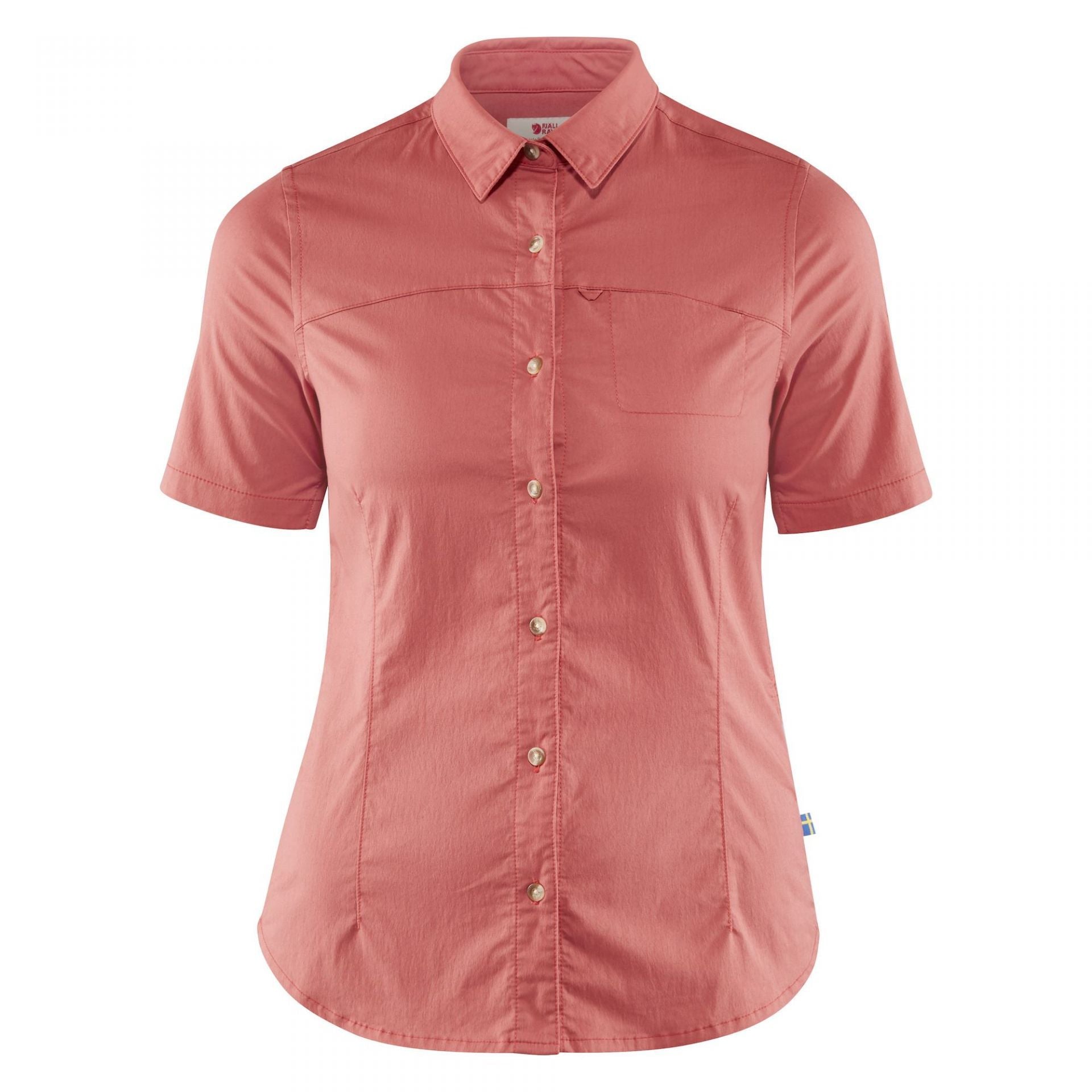 Fjaellraeven High Coast Stretch Shirt SS women - Liquid-Life #Wähle Deine Farbe_dahlia
