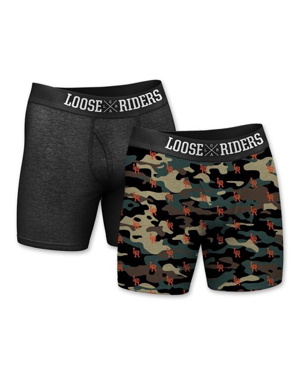 Loose Riders Boxer 2-Pack - Liquid-Life #Wähle Deine Farbe_black camo