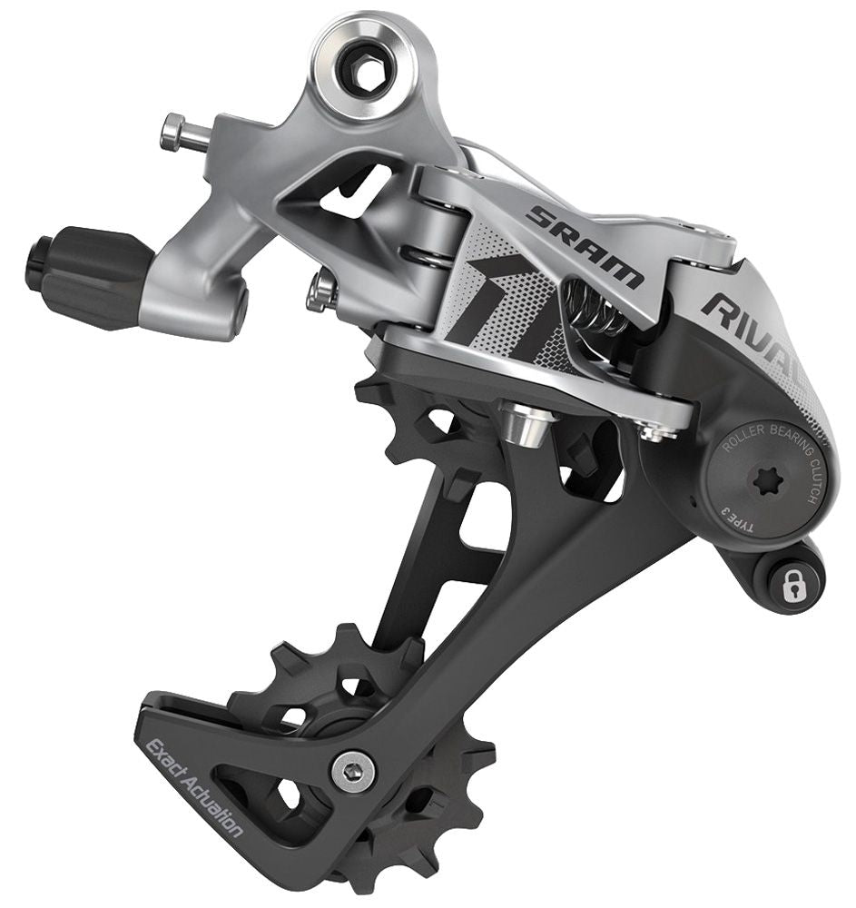 Sram Schaltwerk Rival 1 Type 3.0 lang / 42T - Liquid-Life #Wähle Deine Farbe_black