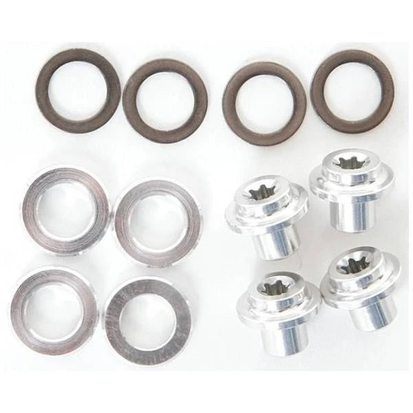 Campagnolo Scheibe und Mutter für Bremsschuh - SR / RE / CH - Liquid-Life #Wähle Deine Farbe_Silber