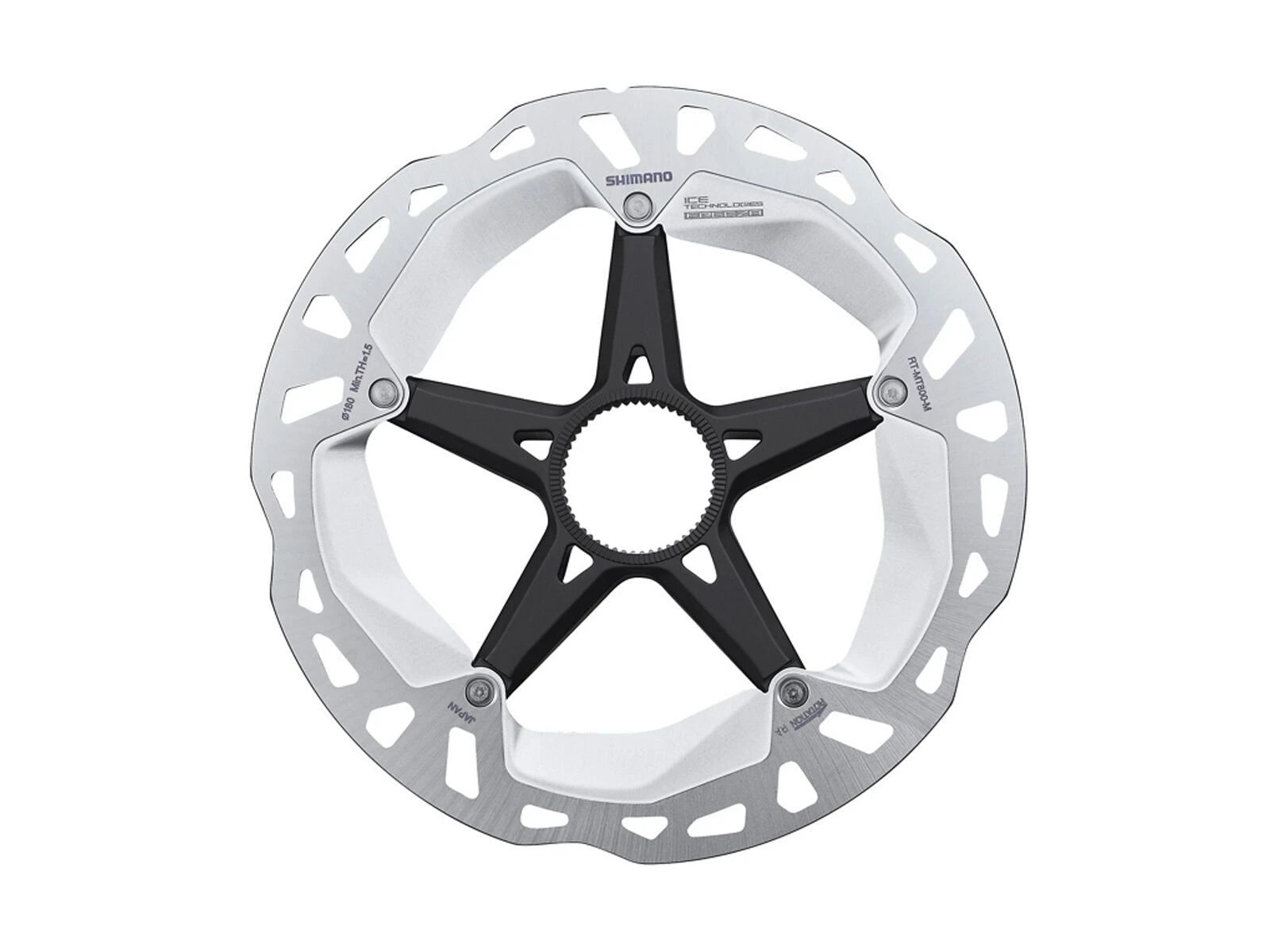Shimano Bremsscheibe RT-MT800 Ice-Tech Center-Lock 180 mm