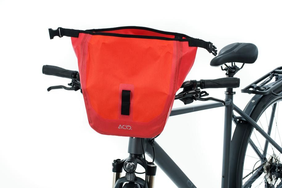 Acid Fahrradtasche TRAVLR FRONT 6 FILINK - Liquid-Life #Wähle Deine Farbe_flame´n´black