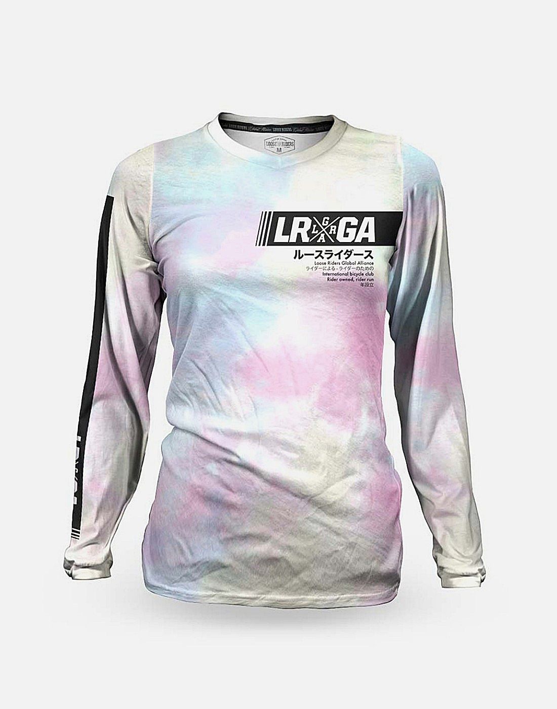 Loose Riders C/S Damen Longsleeve Trikot - Liquid-Life #Wähle Deine Farbe_Tie-Dye Pastel