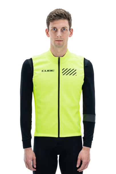 Cube BLACKLINE Softshellweste Safety - Liquid-Life #Wähle Deine Farbe_neon yellow