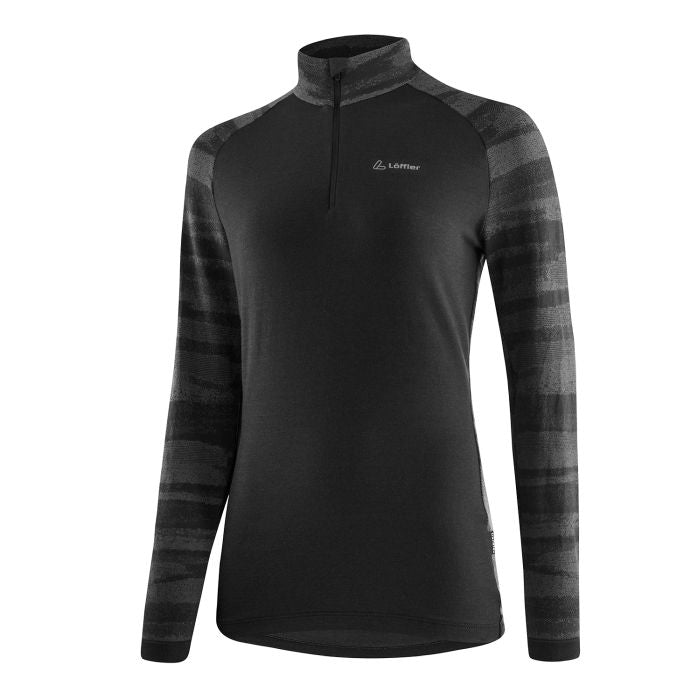 Löffler Damen Midlayer Matrix Transtex - Liquid-Life #Wähle Deine Farbe_Black