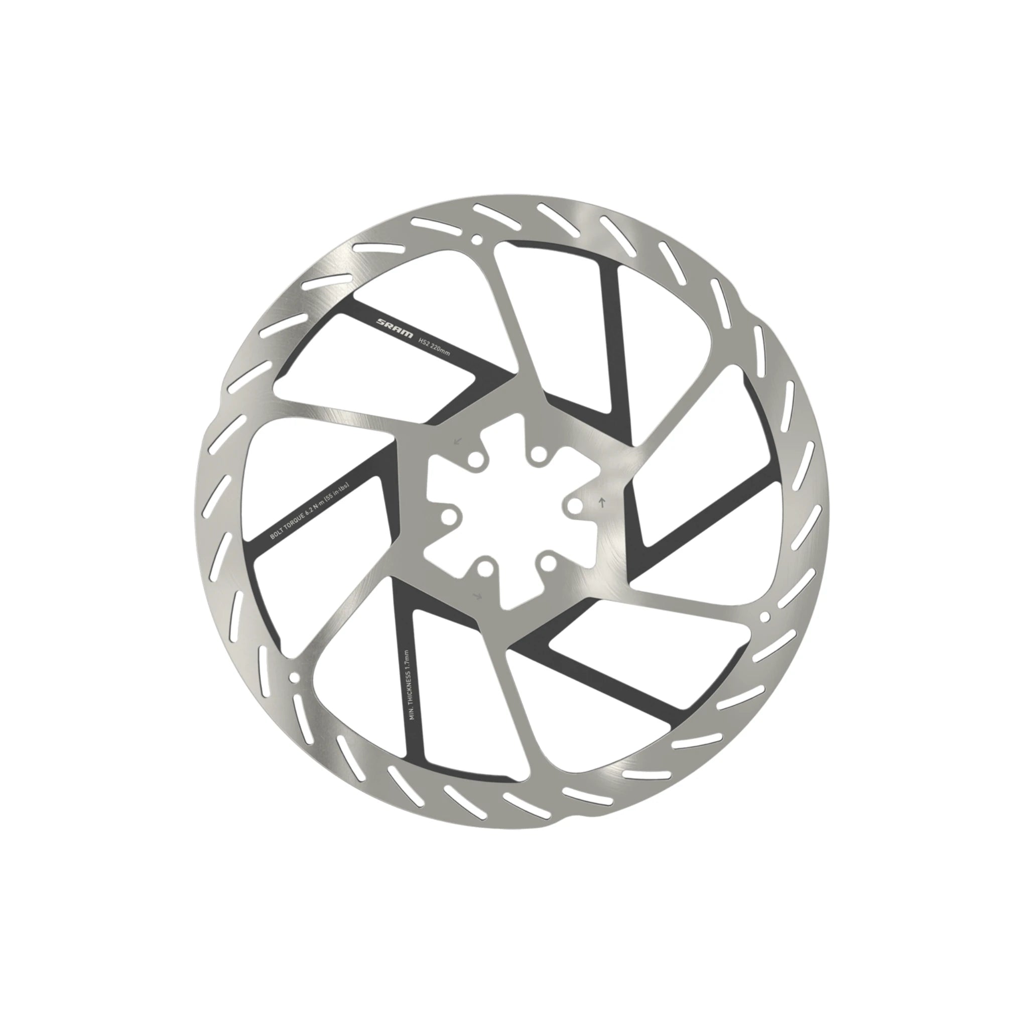 SRAM Bremsscheibe HS2 zweiteilig, Centerlock 220 mm - Liquid-Life