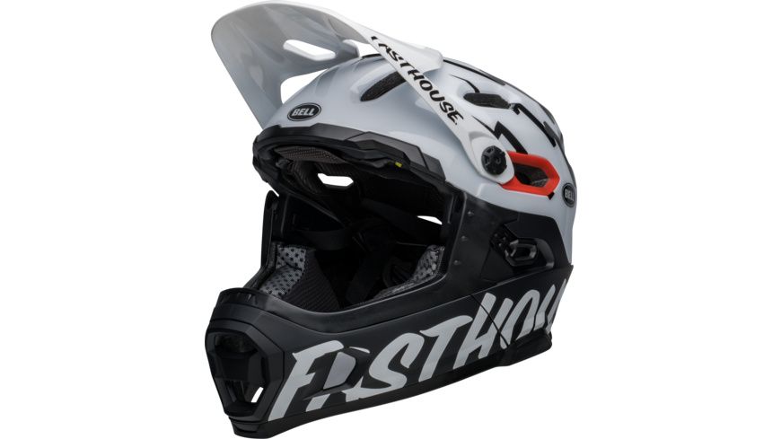 Bell SUPER DH Spherical black/white Fasthouse - Liquid-Life