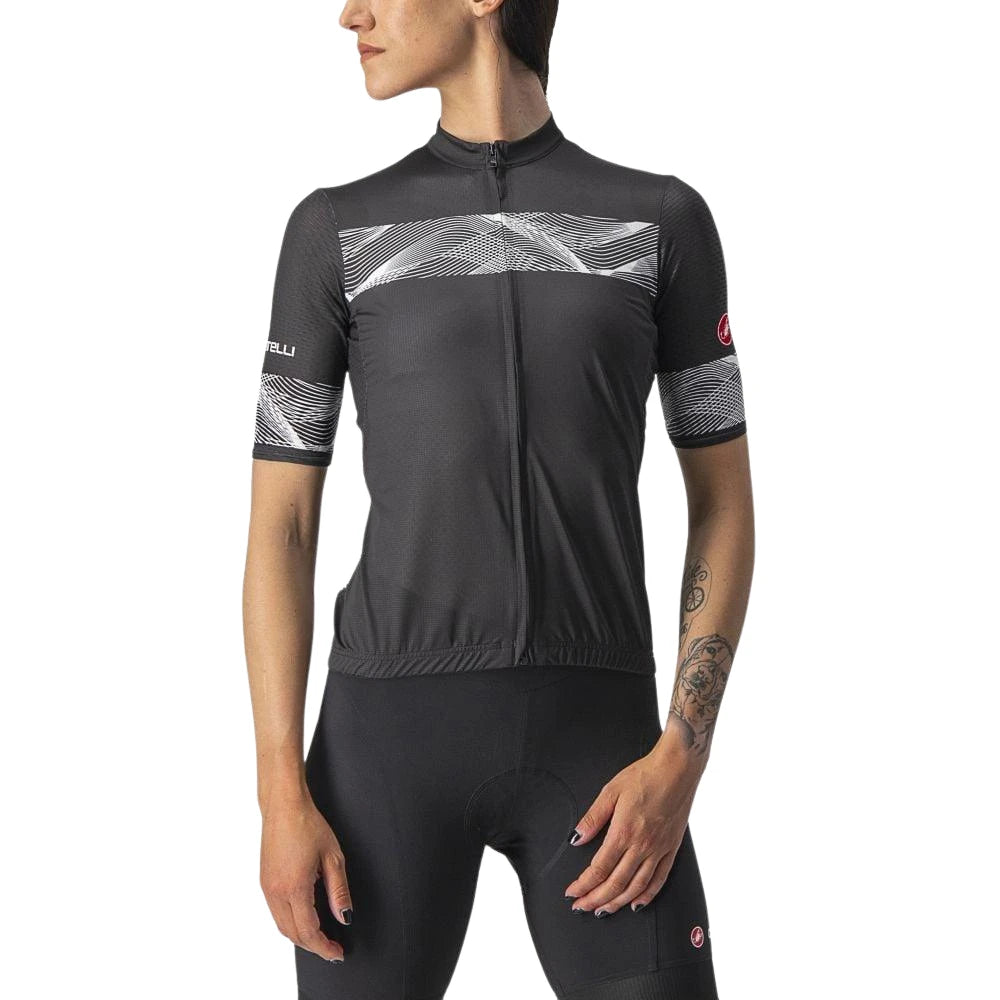Castelli Fenice Damen Jersey - Liquid-Life #Wähle Deine Farbe_Light Black/White
