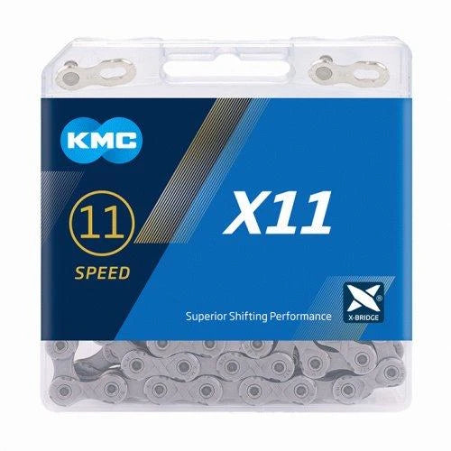 KMC KETTE X11R GRAU 1/2 X 11/12 118GL - Liquid-Life #Wähle Deine Farbe_schwarz