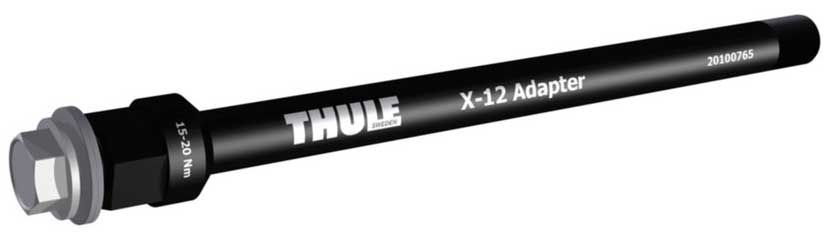 Thule Thru Axle Syntace M12 x 1.0 169-184 mm - Liquid-Life #Wähle Deine Farbe_schwarz