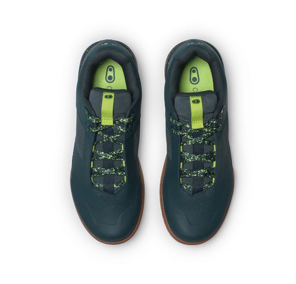 Crankbrothers Stamp Schuh Lace Splatter ltd. #Wähle Deine Farbe_petrol/lime green/gum.