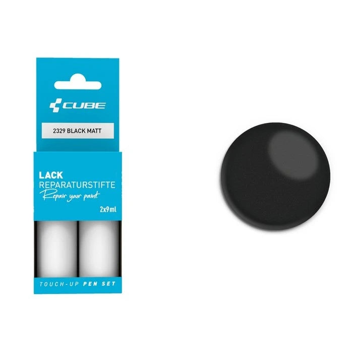 Cube Lackstift Set BLACK matt 2329