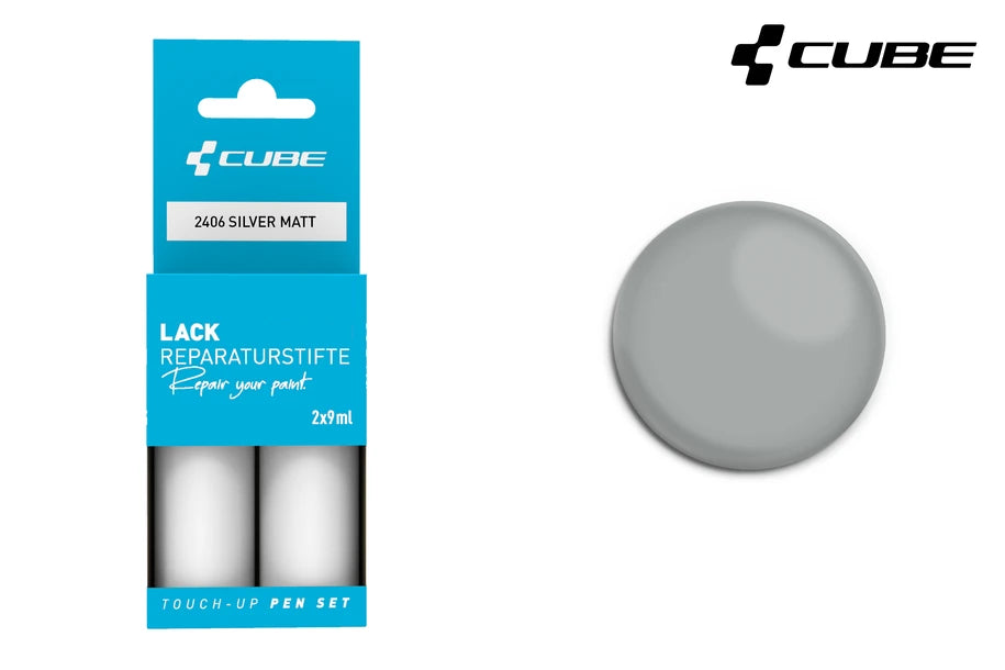 Cube Lackstift Set matt silver 2406 - Liquid-Life #Wähle Deine Farbe_matt silver
