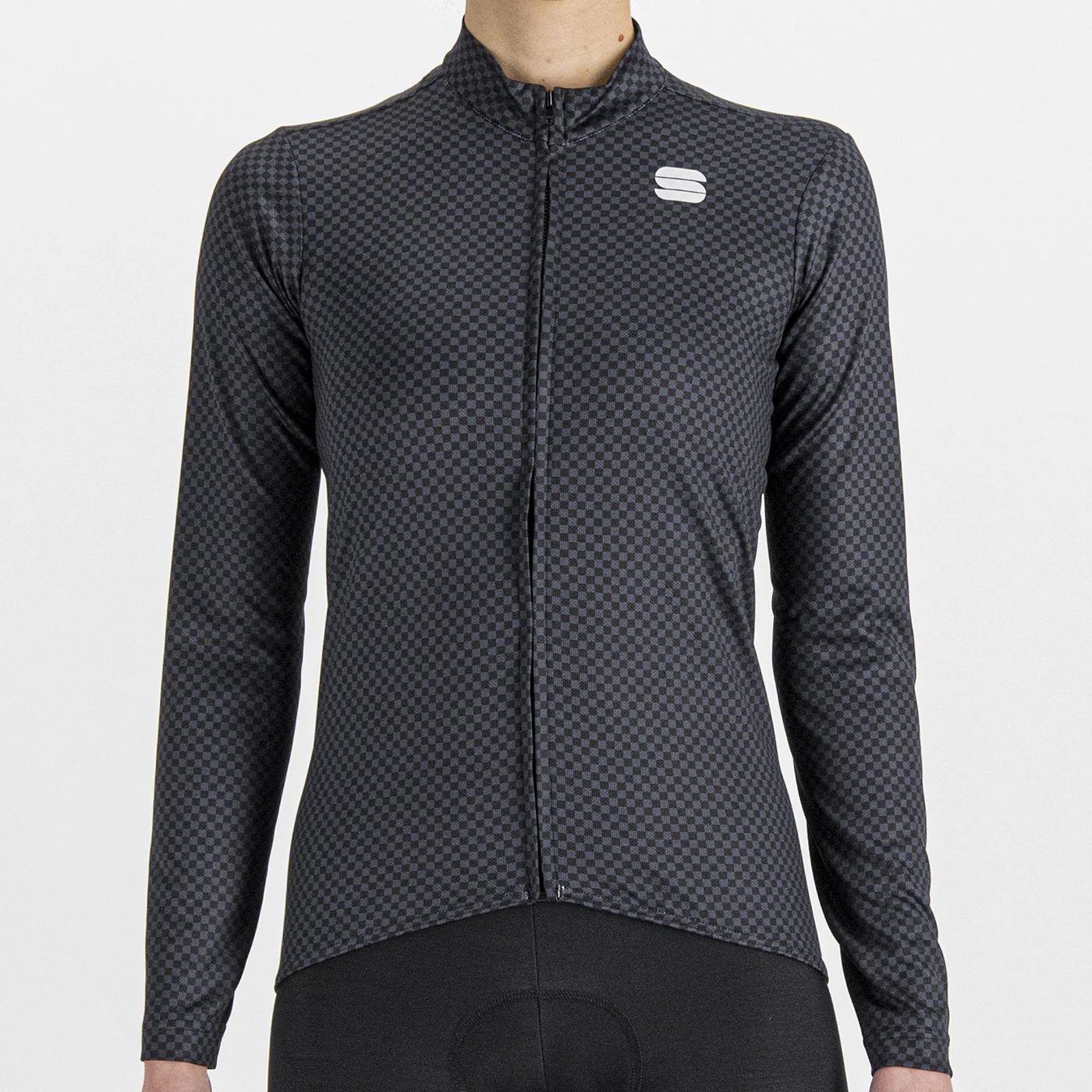 Sportful Checkmate W Thermal Jersey - Liquid-Life #Wähle Deine Farbe_Black Galaxy Blue Pompelmo