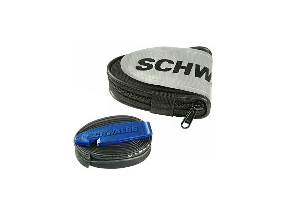 Schwalbe Rennrad Satteltasche inkl Schlauch und Reifenheber - Liquid-Life #Wähle Deine Farbe_schwarz