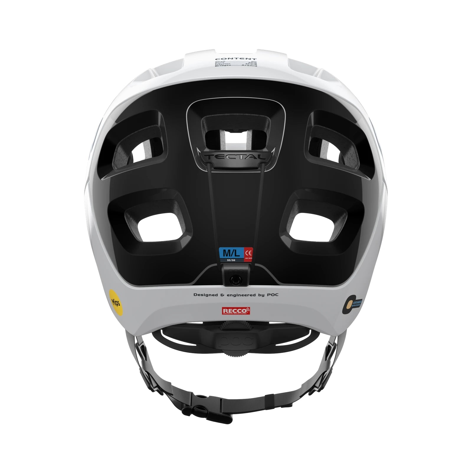 POC Tectal Race MIPS Hydrogen - Liquid-Life #Wähle Deine Farbe_Hydrogen White/Uranium Black