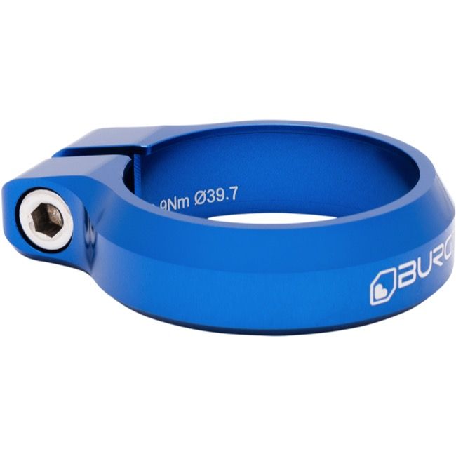 Burgtec Seat Clamp Deep Blue 34.9mm Diameter - Liquid-Life #Wähle Deine Farbe_Deep Blue