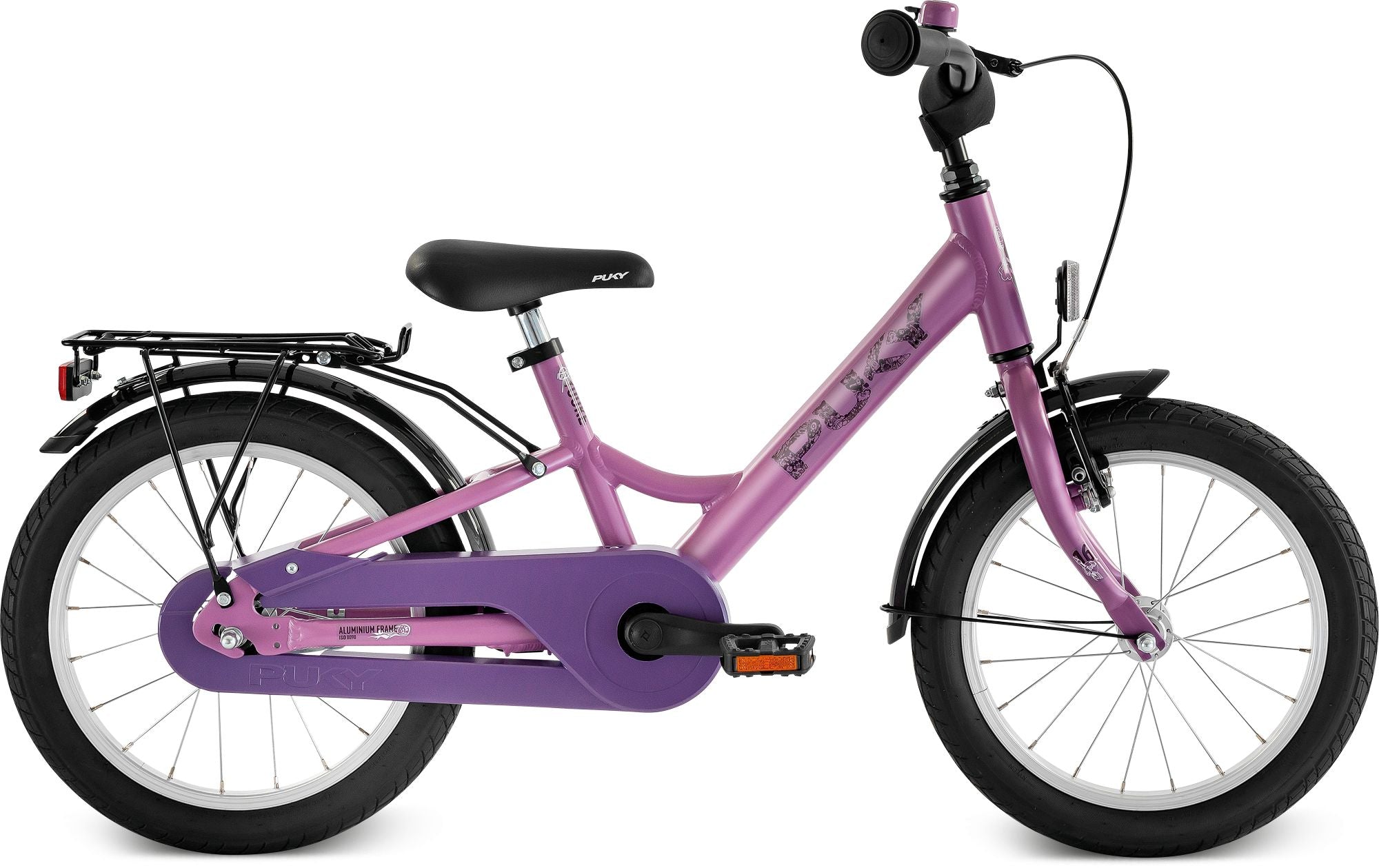 puky fahrrad 16 zoll lenker höher stellen Puky YOUKE 16 Alu Kinderrad (Perky Purple) – Leicht & Sicher