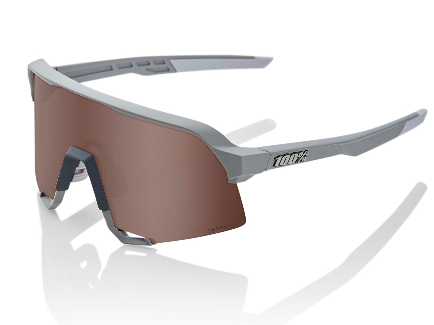 100% S3 - HiPER Mirror Lens - Liquid-Life #Wähle Deine Farbe_Soft Tact Stone Grey