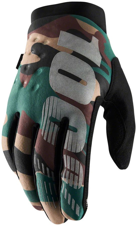 100% Brisker Cold Weather Glove - Liquid-Life #Wähle Deine Farbe_Camo Black