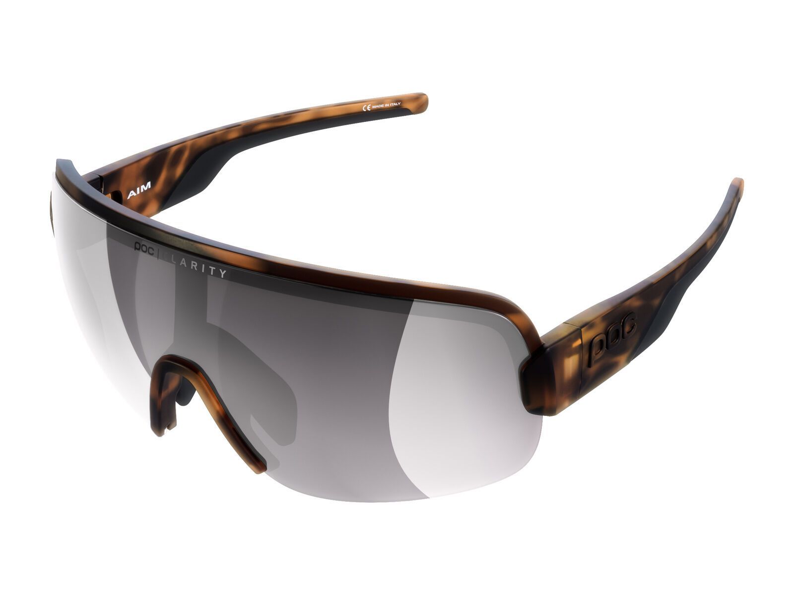 Poc Aim 2025 #Wähle Deine Farbe_Tortoise Brown/Clarity Road/Sunny Silver