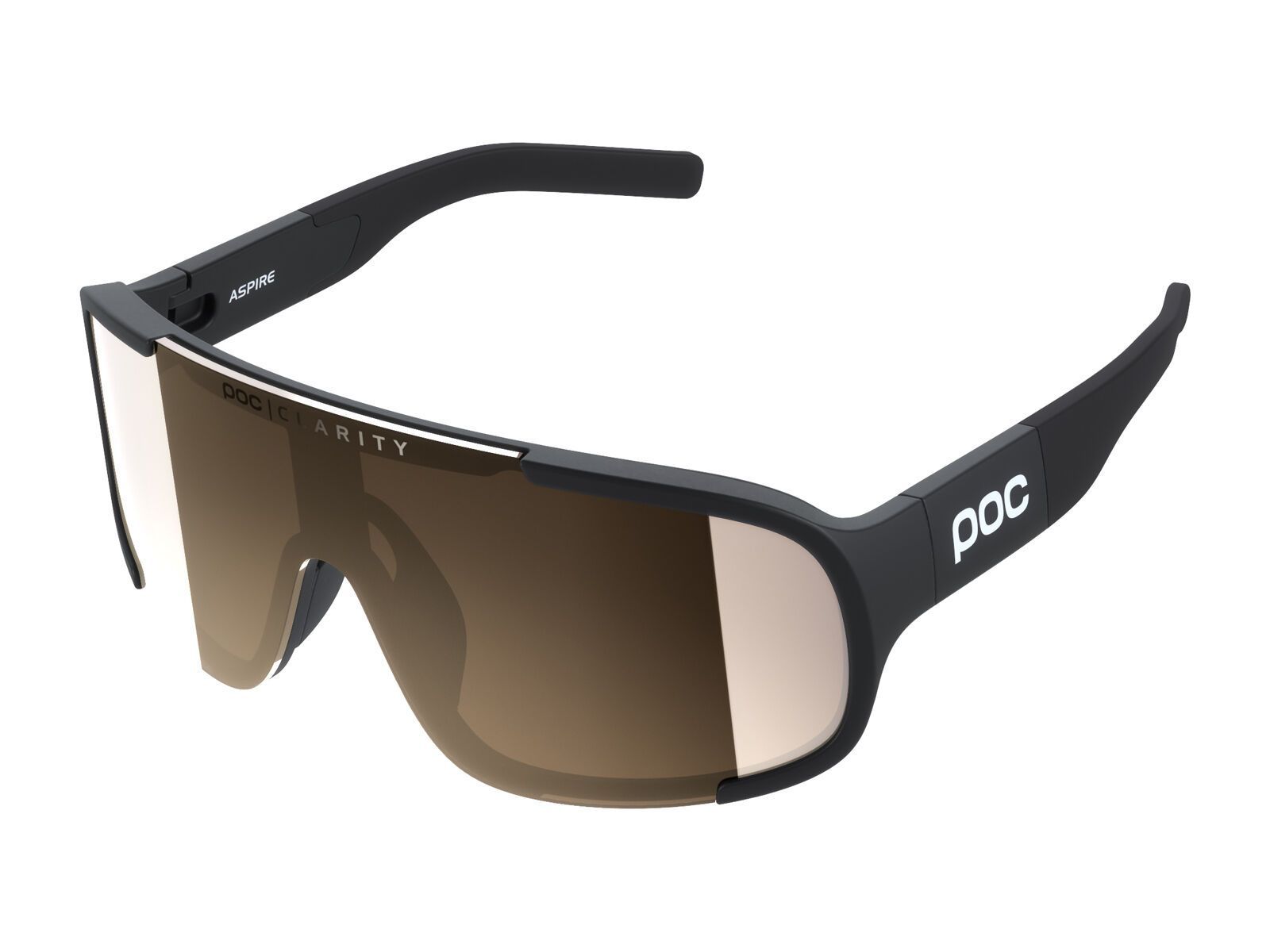 Poc Aspire 2025 #Wähle Deine Farbe_Uranium Black/Clarity Trail/Silver