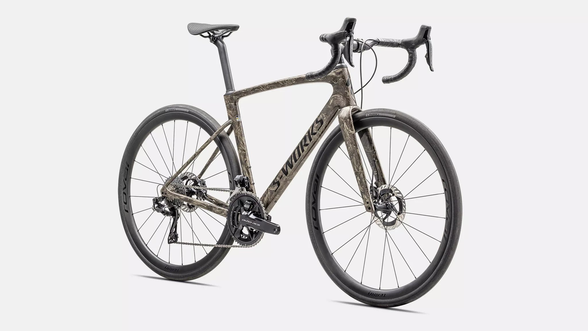Specialized Roubaix SW Di2 Gloss Toupe/Gunmetal Strata/Charcoal 2025
