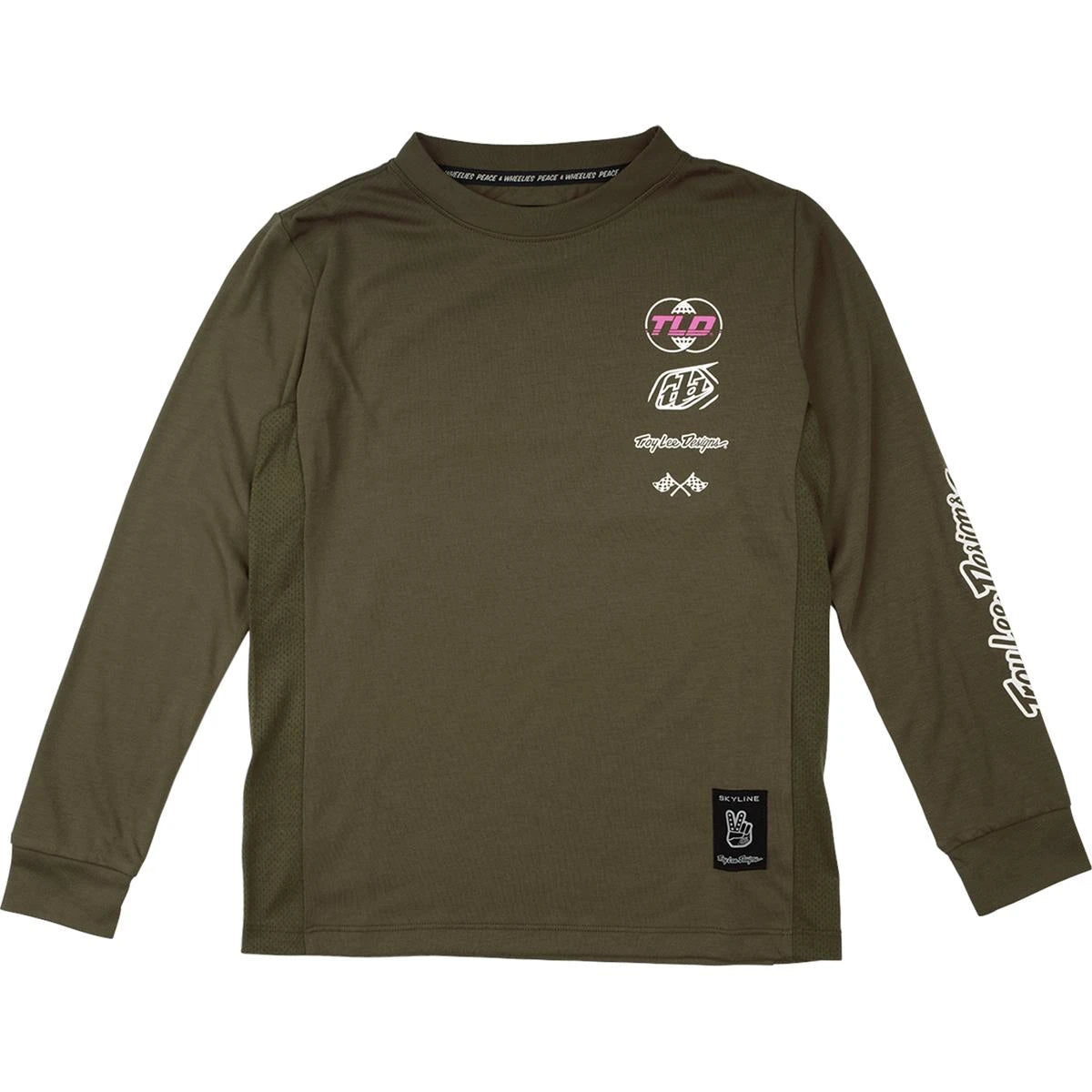 Troy Lee Designs Skyline Ride LS Tee Worldwide - Liquid-Life #Wähle Deine Farbe_caper