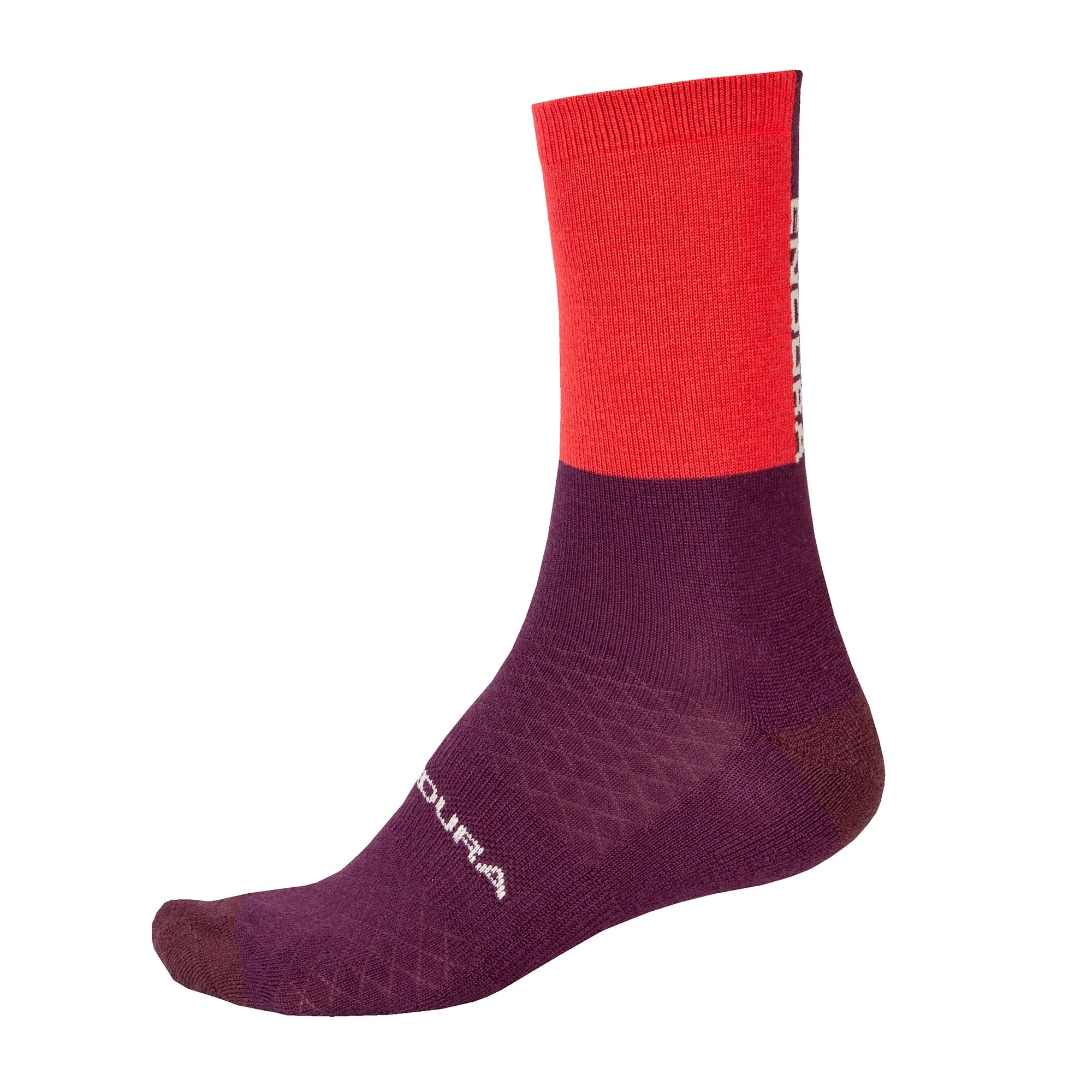 Endura BAABAA MERINO WNTR SOCK - Liquid-Life #Wähle Deine Farbe_POMEGRANATE