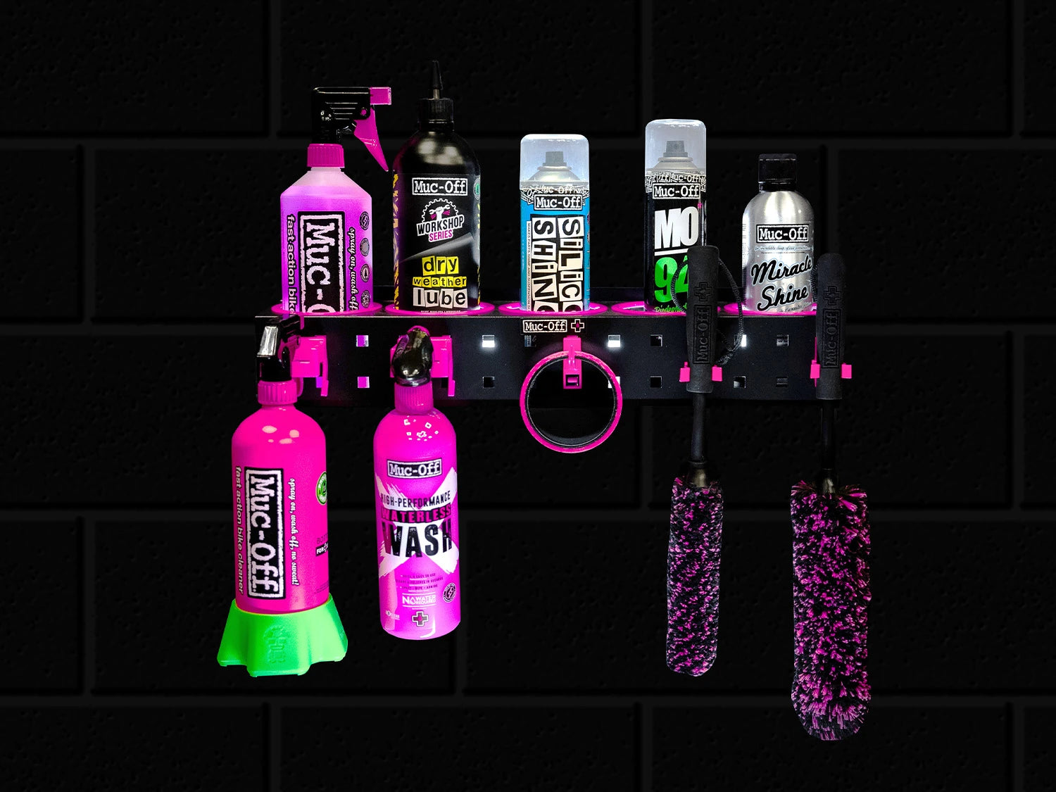 Muc Off Bottle & Detailing Storage Rack - Liquid-Life #Wähle Deine Farbe_black